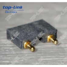 2 Pin Right Angle Spring Loaded Pogo Pin Connector